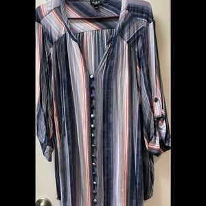 Torrid Harper Blouse Striped